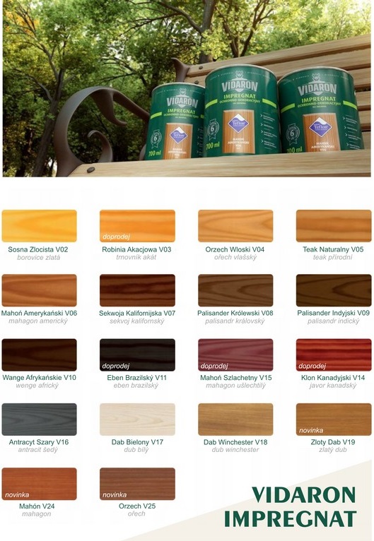 Vidaron impregnat vzorník new